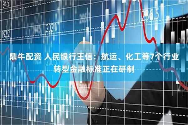 鼎牛配资 人民银行王信：航运、化工等7个行业转型金融标准正在研制