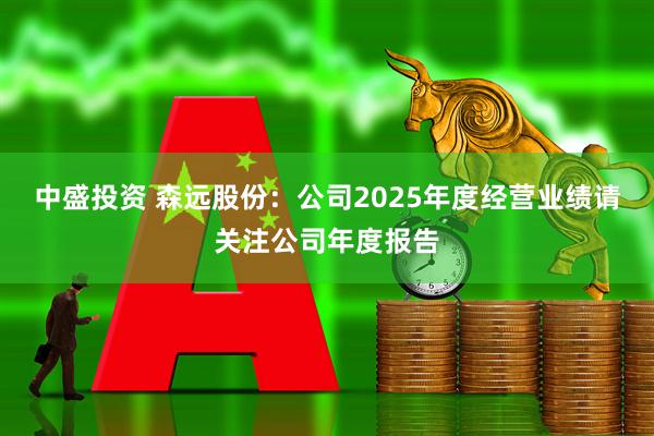 中盛投资 森远股份：公司2025年度经营业绩请关注公司年度报告